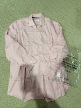 Charles Tyrwhitt Pink Micro-Pattern Dress Shirt